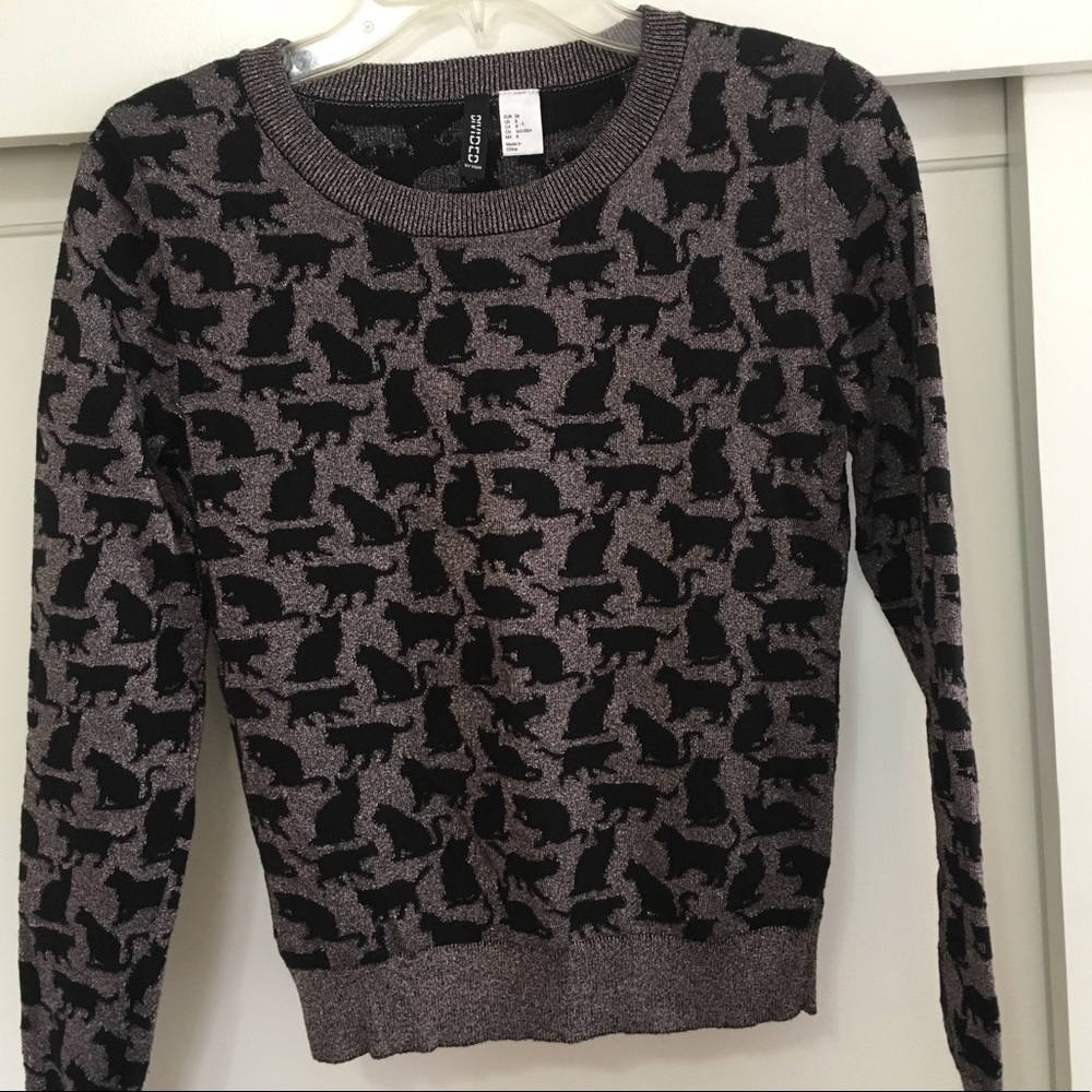 Sparkly sweater.